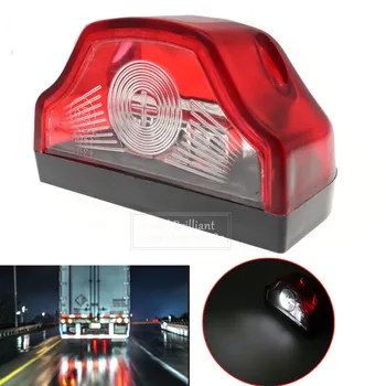 10-30V E9 Masina Trailer Numărul de Lămpi plăcuță de Înmatriculare Auto Lumina 3 LED-uri Impermeabil Pentru Camion Remorcă de Camion de Lumină Albă Accesorii Auto