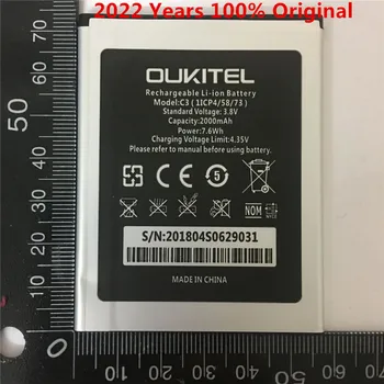100% Original, de Înaltă Calitate Nou 2000mAh Pentru Oukitel C3 baterie Pentru Oukitel C3 Baterie telefon +numărul de urmărire