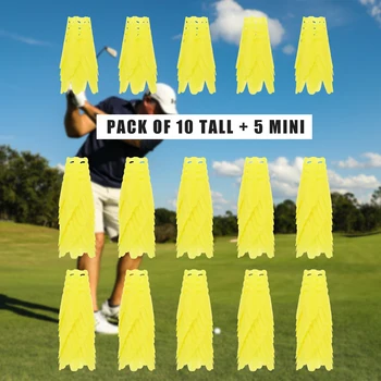 15buc Acasă Golf Oameni Plastic Femeie de Formare Profesională Golf Mat Teuri Minge de Golf Unghii