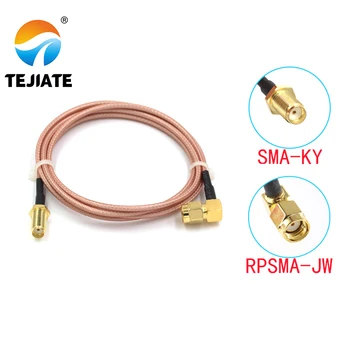 1BUC TEJIATE Adaptor SMA Cablu RPSMA-JW Să SMA-KY 8-90CM 1M 1,5 M 2M Lungime Conector de Sârmă RG316
