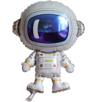 2 BUC/set Drăguț de Mari Dimensiuni Spațiu de Desene animate Astronaut Rachete UFO nave Spațiale Baloane Folie pentru Copii Planeta BirthdayThemed Petrecere