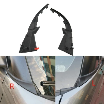 2 buc Ștergătoarelor de Parbriz Față Glugă Trim Deflector de Apă Placa Gât Panou Ornamental pentru Nissan Lovituri 2016-2020