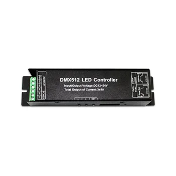 20buc/lot 3CH 4CH DC12-24V RGB RGBW controller DMX 512 RGB RGBW LED DMX512 decodor