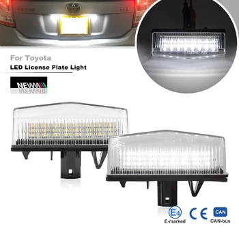 2x Pentru Toyota Prius XW20 XW30 2004-2015 LED-uri de Lumină de inmatriculare Canbus Spate Tag Iluminat de Înregistrare a Lămpii de Parcare