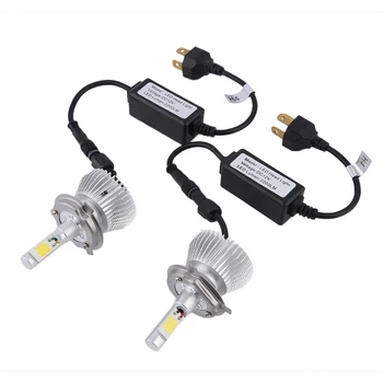2X Plug & Play 9007/H8/H9/H11/H4/9005/9006 LED 60W 2200LM Alb Bec de Înlocuire de Conducere Ceata Faruri