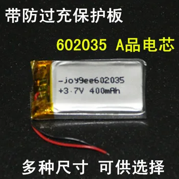 3.7 V baterie litiu-polimer 602035 punct de citire pen recorder recorder 400mAh electrice de bază navigator baterie Reîncărcabilă Li-ion cu Celule