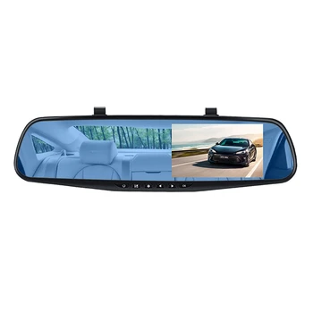 4.3 Inch Auto DVR Recorder Video de Bord Cam Full HD 1080P Oglindă Cam 170 Unghi Larg Auto Dvr Camera cu Vedere în Spate Dashcam