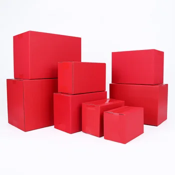5 buc / 10 buc / culoare cutie 3-strat ondulat cutie negru roz verde albastru roșu suport cutie dimensiuni personalizate și logo-ul de imprimare