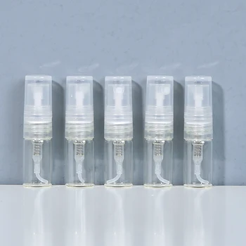50/100/200pcs 2ml Mini Sticla de Parfum Spray Sticla Pentru Proba Clar Transparent de Sticlă de Culoare Pulverizator Sticla Goala