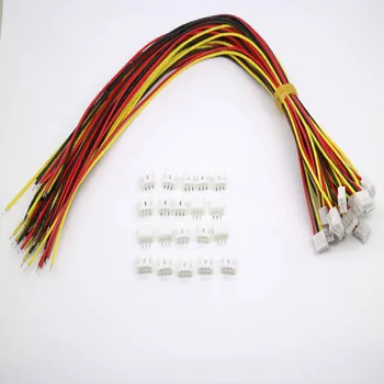 50 de SETURI de Mini Micro JST 2.0 PH 3-Pini Conector mufa cu Fire Cabluri 300MM