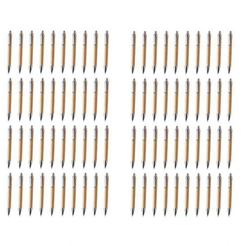 80buc Pix Set Bambus Pix de Birou și Rechizite Școlare Pixuri & Consumabile de Scris Cadouri