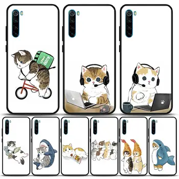 Amuzant Pisica Drăguț Kitty Animal Telefon Caz Pentru Xiaomi Mi 10 Nnte 10 Km CC9 Mi CC9E Mi CC9 Mi 9T Km 9 Km 9SE Km 8 MiA2 Pro Lite Acoperi