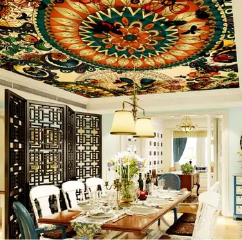 Asia de sud-est Design Tavan Tapet, picturi Murale pentru Pereti Fotografie imagini de Fundal de Imprimare 3-d de Hârtie de Perete Papier Moderne Acoperiri de Perete