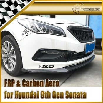 Auto-styling Pentru Hyundai 9 Gen de Sonată DACĂ Fibra de Carbon Față de Buze Fibre Bara Accesorii(Versiunea China)
