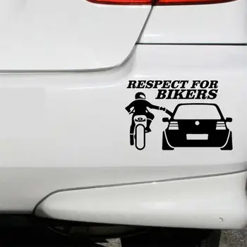 Autocolant Auto Respect Pentru Motociclisti Autocolant Reflectorizant Pentru Auto Parbriz Spate Portbagaj De Acoperiș Accesorii Cap