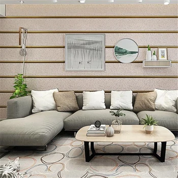 beibehang minimalist Modern dungi orizontale căprioară non-țesute de hârtie de perete dormitor, cameră de zi cu TV fondul dungi tapet
