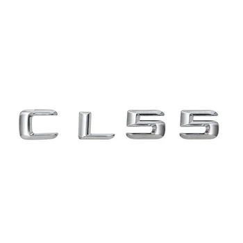 Chrome 3D Plastic ABS Portbagaj Spate Litere Cuvinte Insigna Emblema Decal Autocolant pentru CL Clasa CL55
