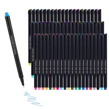 Culoare Linie Subțire De Culoare Pe Baza De Apa Cârlig, Linie Creion De Desen Set Seringă Stilou Mână Cont 2.5X13.5Cm