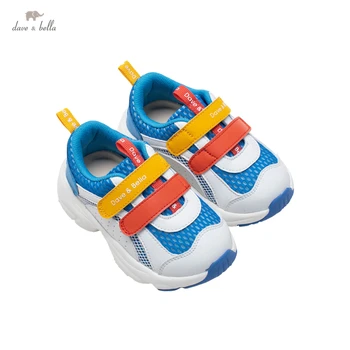 DBY17977 Dave Bella de toamna pentru copii unisex moda mozaic pantofi nou-născuți băieți fete pantofi casual