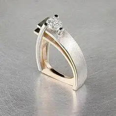 De Lux Mici De Zircon Ring Stil Unic De Cristal De Culoare De Aur A Crescut De Inel De Flori Promit Inele De Logodna Pentru Femei
