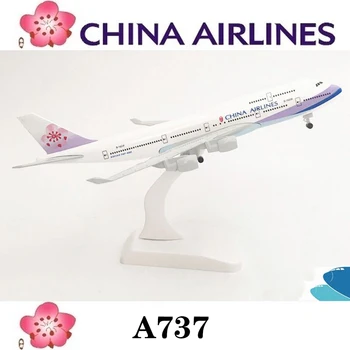 Diecast 1:400 China Airlines Boeing 747 Simulare Aeronave Aliaj Model Static Ornamente Metalice Avion Model De Avion