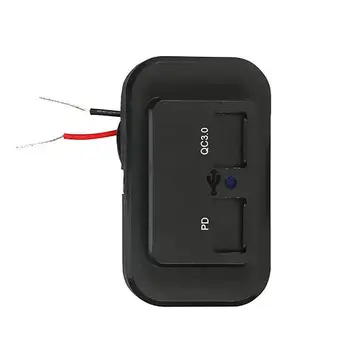 Dual USB Încărcător de Priza 12V CC 3.0 LED Comutator rezistent la apa Universal Priza Auto Plug Cu LED-uri Pentru Telefon, Tableta, Camera foto, GPS