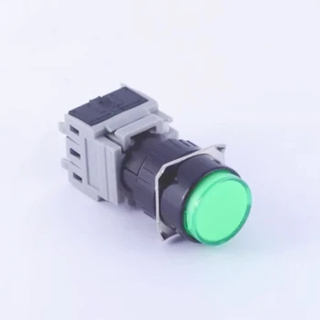 ELEWIND 16mm Plastic 4 PIN terminal Rotund tip 1NO1NC buton comutator ( PB163Y-11Y/G )