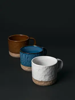 European Stil Antic Ceramică Grosieră Cana Creative Iubitorii De Cani Ceramice Simplu Acasă Rafinat Textura Literare Cesti De Cafea Ceasca