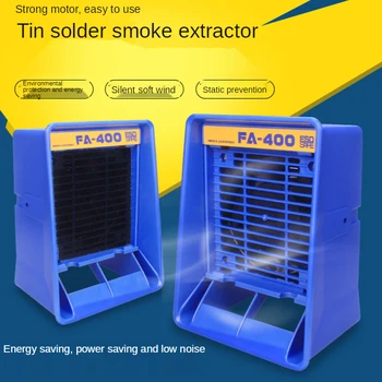 FA-400 de Fum de Lipire Absorbant ESD Fume Extractor pentru Nefumători Instrument Cu 5pcs gratuit Filtru de Carbon activ Burete Ac 220v