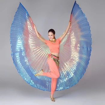 femei belly dance aripi Adulți Dans Purta Costum Isis Colorate Aripi de Fluture Design Oriental Aripi