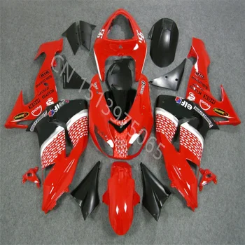 Fierbinte de vânzare Carenaj kituri pentru KAWASAKI ZX10R 2006 2007 roșu negru de turnare prin Injecție de plastic motobike părți ZX10R 06 07 carenaj