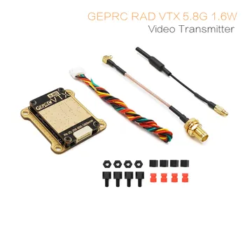 GEPRC RAD VTX 5.8 G 1.6 W 40CH PITMode 25 mw 200mW 600mW 1600mW Reglabil Transmițător Video 30X30mm Pentru RC FPV Dronă Quadcopter