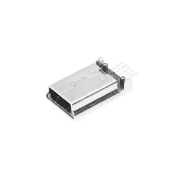 HHTL-10 Buc Mini USB Tip B Plug de sex Masculin 180 de Grade 5-Pini SMD de Lipire SMT Conector Jack