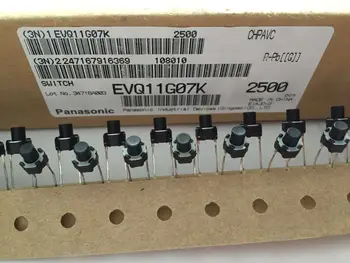 Japonia EVQ11G07K Tact Switch 6*6*7 Buton Comutator 2 Pin 6*6 Atingeți Butonul 7 de Înaltă