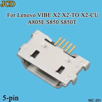JCD 2 BUC/Lot incarcare USB-Jack Plug Socket Dock Pentru Lenovo VIBE X2 X2-X2-CU A805E S850 S850T Conector de Încărcare Port