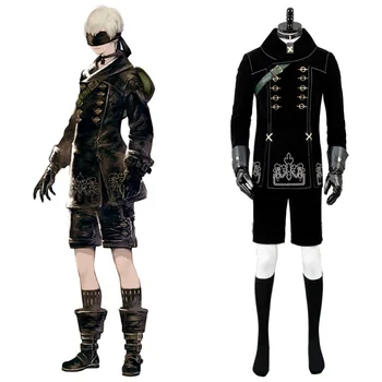 Joc Fierbinte NieR: Automata Cosplay Costum YoRHa Nr. 9 Tip S Scanner Cosplay Costum Set Complet Petrecere De Lux Uniformă Utilaje