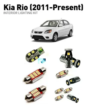 Led lumini de interior Pentru Kia rio 2011+ 6pc Lumini Led Pentru Autoturisme kit de iluminat becuri auto Canbus auto-styling