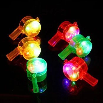 LED-uri Lumina Fluier Strălucire Fluiere Consumabile Partid Jucării Favoruri de Partid Strălucire De Crăciun Petrecere în aer liber pentru Copii Jucarie