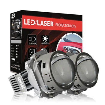 LP5 H4 H7 3 inch 90W 13000LM 5500K kit complet Bi LED Retrofit faruri Masina Bec pentru proiector lentilă