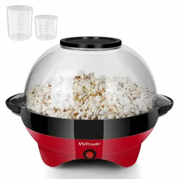 Masina de Popcorn floricele filtru detașabil de încălzire cu suprafață non-stick de acoperire 800W