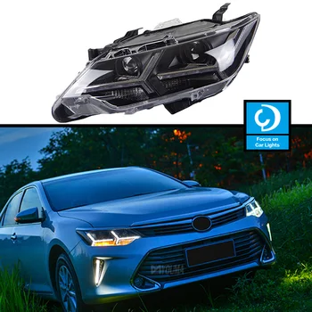 Masina Farurilor Fata Pentru Toyota Camry 2015-2017 Far cu LED-uri Stil Dinamic de Semnalizare Lentile Accesorii Auto Asamblare