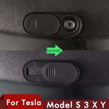 ModelY Webcam Acoperire pentru Tesla Model 3 2021 Accesorii Camera de Confidențialitate Acoperă Pentru Tesla Model Y Accesorii Model3/S /X Masina