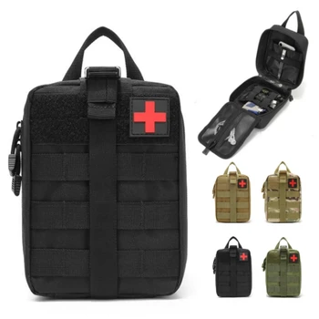 MOLLE Tactice de Prim Ajutor Kit Portabil în aer liber trusa Medicală Militară EDC Husă de Talie Pack de Vânătoare, Camping de Urgență de Supraviețuire Sac