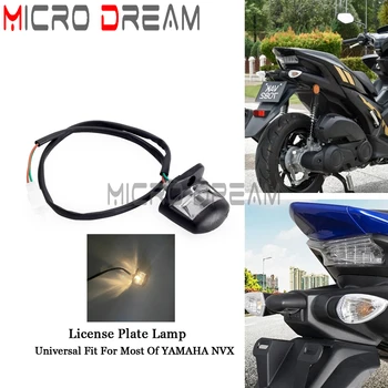 Motocicleta 12V 5W E9 E-Mark LED de Înmatriculare Lumini Pentru YAMAHA NVX 155 V1 V2 RM Aerox Motocicleta de Înmatriculare din Spate Lampă 2019-2022