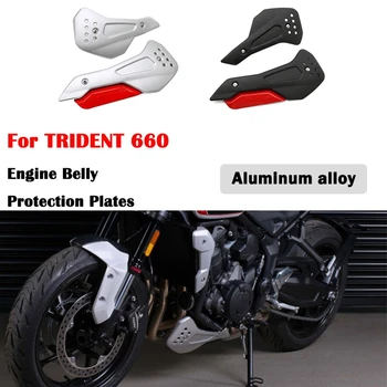 Motocicleta Motor Din Aluminiu Paznici Accesorii Motor Burta Protecție Plăci Kit Pentru Trident 660 Trident660 2021