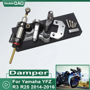 Motociclete CNC din Aluminiu, Volan Reglabil Stabiliza Amortizor Suport de Montare Kit Pentru YAMAHA YZF R3 YZFR25 MT-03 MT-25
