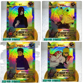 Naruto Anime Autentic Joc de Colectie Carte de SP SCR Gaara Nagato Aurire Card Anime Periferice Copii Băiat Ziua de nastere Cadou Jucarii