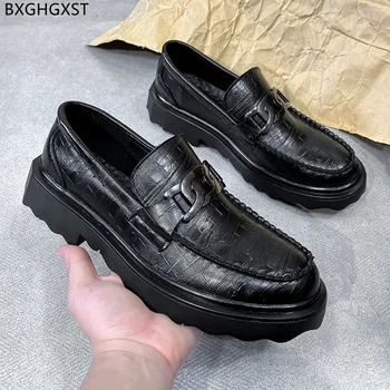 Negru Business Casual Pantofi pentru Bărbați Moda Barbati Mocasini Pantofi de Lux de Designer Alunecare pe Pantofi Barbati Office 2022 Chaussure Homme Zapatos