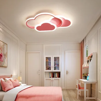 Noi camere de copii studiu LED lampă de plafon moderne estompat copii creative cloud tavan lampa iluminat