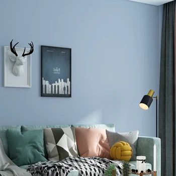 Nordic Moderne Ins Solid de Culoare gazete de Perete Decor Acasă Waterroof PVC Simplu Gri Albastru Tapet pentru Pereți actele de pared